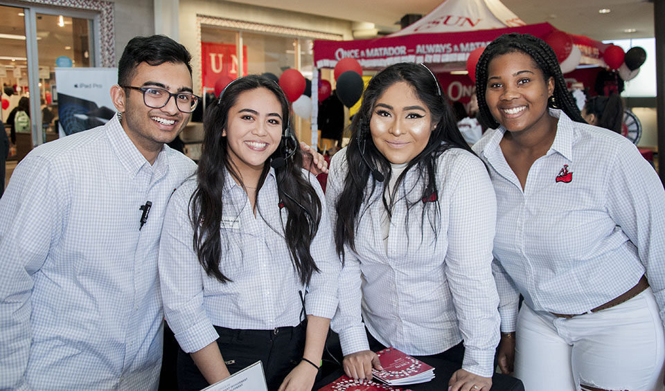 Students at GradFest 2018.
