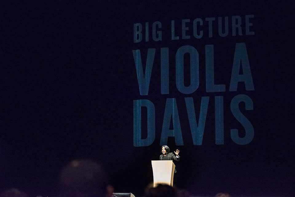 Viola Davis delivers Big Lecture at Valley Performing Arts Center.