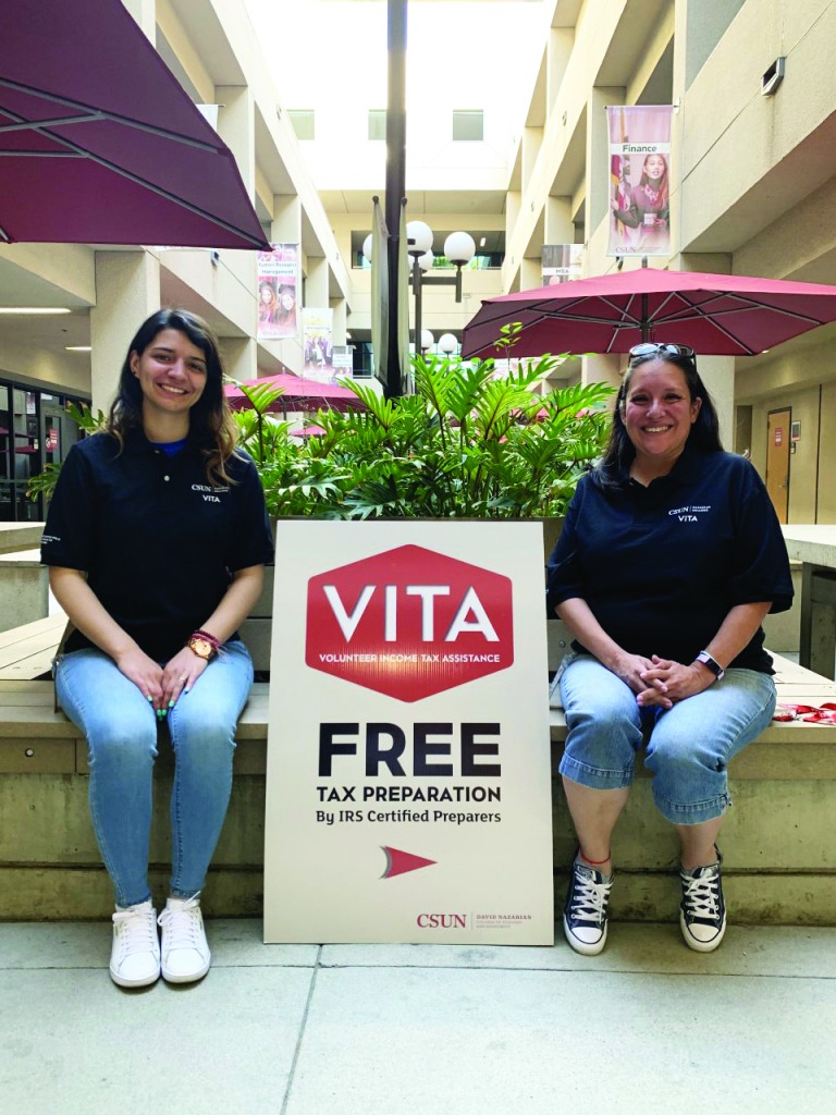 CSUN VITA Clinic student volunteers set up tax screenings and applications, provide financial coaching, and help taxpayers with overall support and IRS-related questions or concerns.