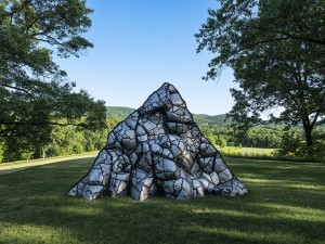 Beatriz Cortez's "Ilopango, the Volcano that Left," installed at Storm King Art Center, Mountainville, NY. Courtesy of the artist and Commonwealth and Council. Photo by Jeffrey Jenkins