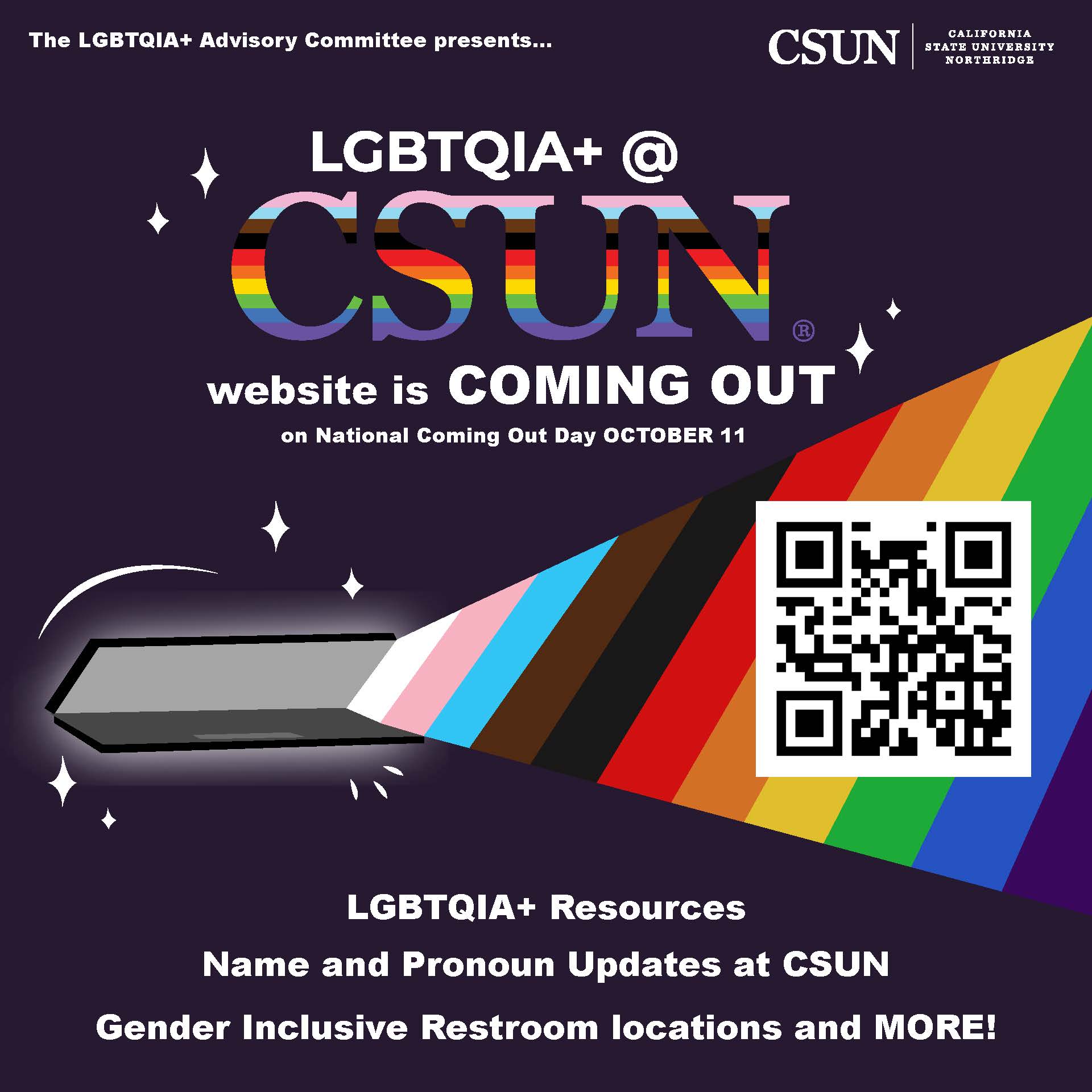 CSUN LGBTQIA+ Resources Highlighted as Website Launched on National