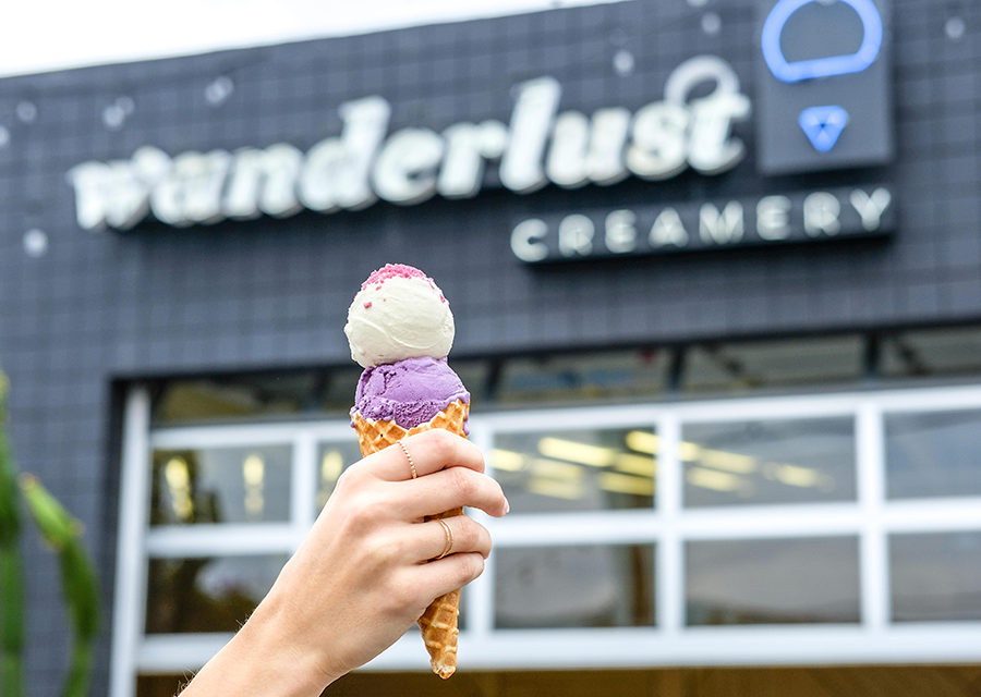 This new Wanderlust Creamery in Venice, Calif. opened its doors in fall last year, making it the ice cream shop's fourth location.