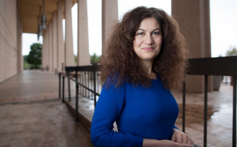 Yvette Hovsepian Bearce '93 (Business) has come a long way from being a refugee to living the American Dream. Now she helps other refugees in need of a future. Photo by Lee Choo.