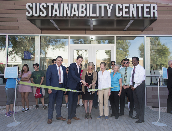 CSUN's Sustainability Center ribbon cutting ceremony.