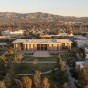 An aerial view of CSUN University Library is photographed on California State University, Northridge in Los Angeles, California, Wednesday, January 10, 2024. (Photo by Ringo Chiu / CSUN)
