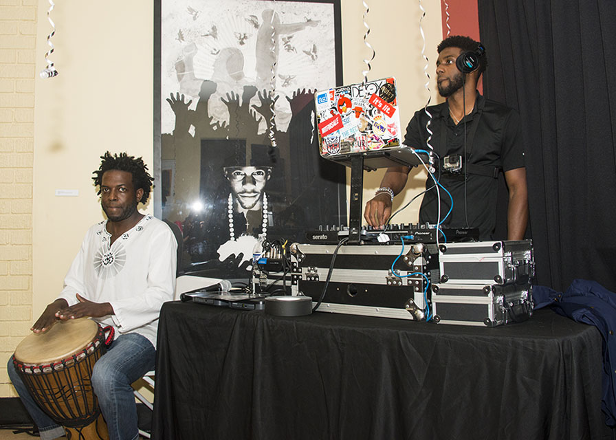 CSUN students and guest enjoyed the live DJ and drums.