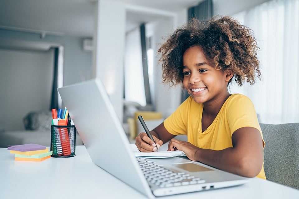 Educational technology, while a godsend during the pandemic, may have left behind “cookies”that could ultimately build a profile of the child’s behavior that could inadvertently shape educational opportunities and career choices, according to a new CSUN study. Photo by VioletaStoimenova, iStock. 