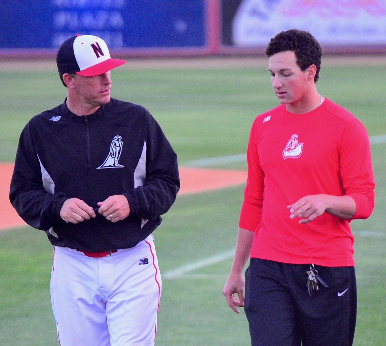 Kenny Rosenberg and CSUN Baseball Coach Greg Moore.