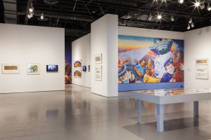 “The Great Wall of Los Angeles: Judith F. Baca’s Experimentations in Collaboration and Concrete" showcased the broad work of artist and CSUN alumna Judy Baca.