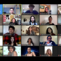 Students of the CSUN Model United Nations meet online via Zoom