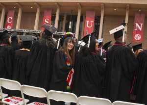 students graduating 