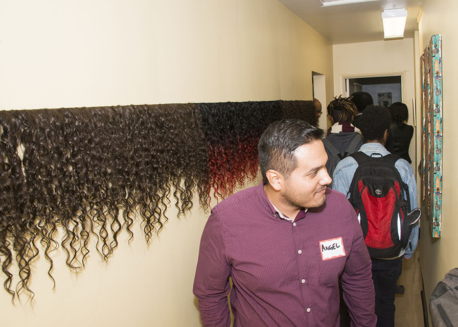CSUN Black House features art curated by various CSUN departments.